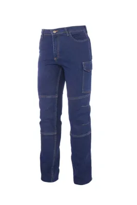 Myform 2150 Denver Denim İş Pantolonu Mavi - 1