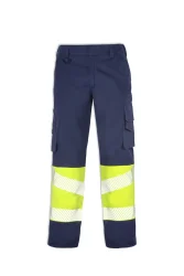 MyForm 2155 OLYMPUS Çok Cepli İş Pantolonu Lacivert Sarı - 1
