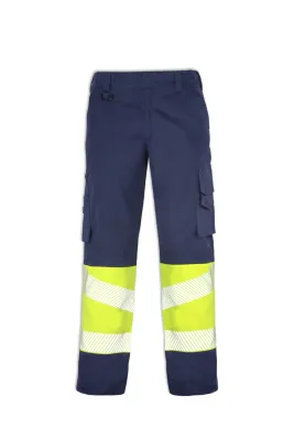 MyForm 2155 OLYMPUS Çok Cepli İş Pantolonu Lacivert Sarı - 1