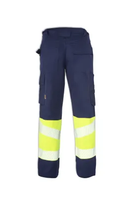 MyForm 2155 OLYMPUS Çok Cepli İş Pantolonu Lacivert Sarı - 3