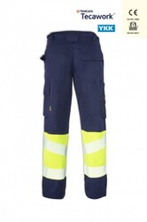 MyForm 2155 OLYMPUS Çok Cepli İş Pantolonu Lacivert Sarı - 2