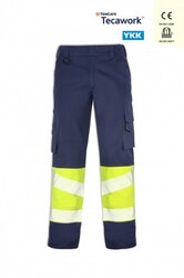 MyForm 2155 OLYMPUS Çok Cepli İş Pantolonu Lacivert Sarı - 4