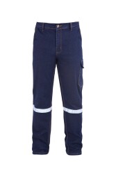 Myform 2955 Eko Kot Pantolon - Lacivert - Myform İş Kıyafetleri
