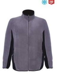 MyForm 3106 Alpen Teknik Polar Fermuarlı Antrasit Siyah - Myform İş Kıyafetleri