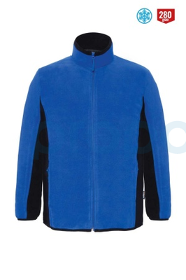 MyForm 3106 Alpen Teknik Polar Fermuarlı Saks Mavi Siyah - 1
