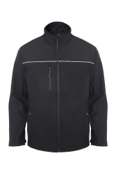 Myform - 3108 Outdoor Softshell Mont Siyah - Myform İş Kıyafetleri