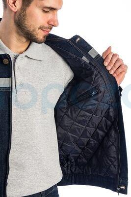 Myform 3110 Sona Denim Kot Kapitoneli İş Montu