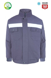 Myform 3117 Reflektörlü Winto Mont Gri - Myform İş Kıyafetleri