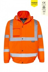 MyForm 3125 OLYMPUS Yüksek Görünürlüklü Ceket Mont Turuncu - Myform İş Kıyafetleri