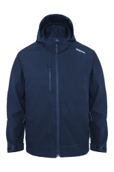 Myform 3130 Discover Kapüşonlu Softshell Mont Lacivert - Myform İş Kıyafetleri