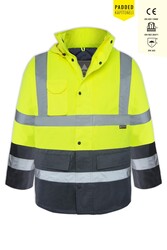 MyForm 4122 OLYMPUS Yüksek Görünürlüklü Parka Sarı - Myform İş Kıyafetleri