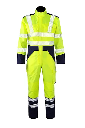 Myform 42012 Armor Aleve Dayanıklı Antistatik Multi Koruma Tulum Sarı Lacivert - 1