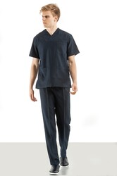 MyForm 5104 V Yaka Alpaka Ceket Pantolon Takım - 2