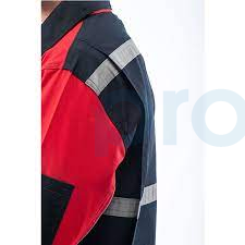 MyForm 5121 Olimpia Takım İş Kıyafeti Lacivert Kırmızı - 3