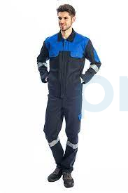 MyForm 5121 Olimpia Takım İş Kıyafeti Lacivert Saks Mavi - 4