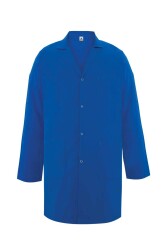 MyForm 6106 Cepli ve Kuşaklı Erkek İş Önlüğü Saks Mavi - Myform İş Kıyafetleri