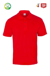 MYFORM 8101 ECO POLO Yaka Pike T-shirt Kırmızı - Myform İş Kıyafetleri
