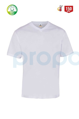 MyForm 8129 Comfort V Yaka Supreme T-Shirt Beyaz - 1