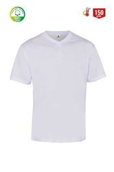 MyForm 8129 Comfort V Yaka Supreme T-Shirt Beyaz - Myform İş Kıyafetleri