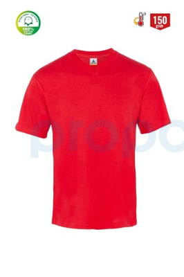 Myform 8129 Comfort Supreme T-Shirt V Yaka Kırmızı - 1