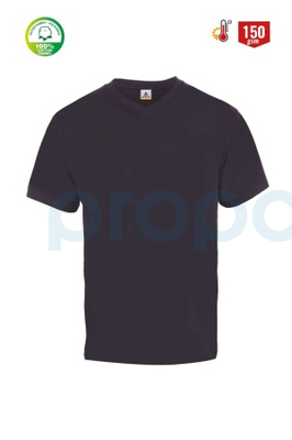 MyForm 8129 Comfort V Yaka Supreme T-Shirt Siyah - 1