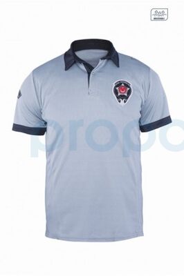 MyForm 8135 Özel Güvenlik Yazlık Tshirt Gri - 1