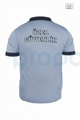 MyForm 8135 Özel Güvenlik Yazlık Tshirt Gri - 2