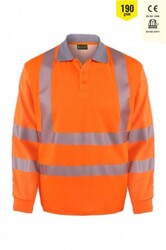 MyForm 8144 OLYMPUS Polo Yaka Shirt Turuncu - Myform İş Kıyafetleri