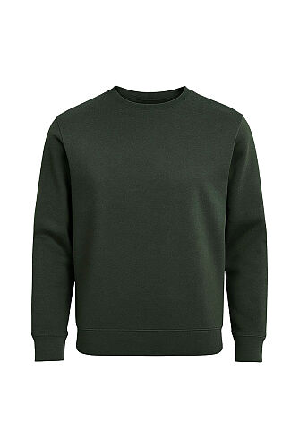 Myform 8164 Discover Comfort Bisiklet Yaka İş Sweatshirt Haki - 1