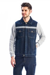 MyForm 9130 Fermuarlı Robb Denim Yelek - 1