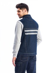 MyForm 9130 Fermuarlı Robb Denim Yelek - 3