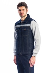 MyForm 9131 Robb Denim Kot İş Yeleği Kapitoneli - 1