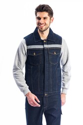 MyForm 9131 Robb Denim Kot İş Yeleği Kapitoneli - 3