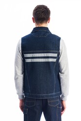 MyForm Sona Denim 9128 Kot İş Yeleği Siyah - 4