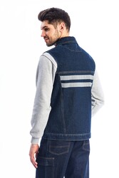 MyForm Sona Denim 9128 Kot İş Yeleği Siyah - 5