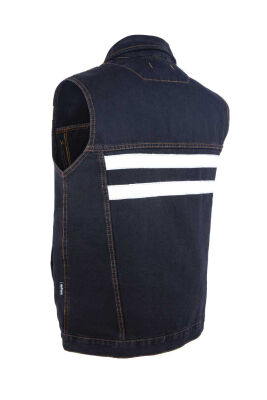 MyForm Sona Denim 9128 Kot İş Yeleği Siyah - 2