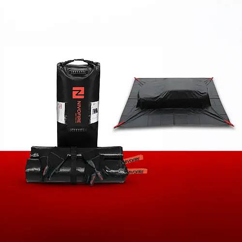 Nivofire ALPHA 6x8 m Elektrikli Araç Yangın Sınırlama Battaniyesi - 1