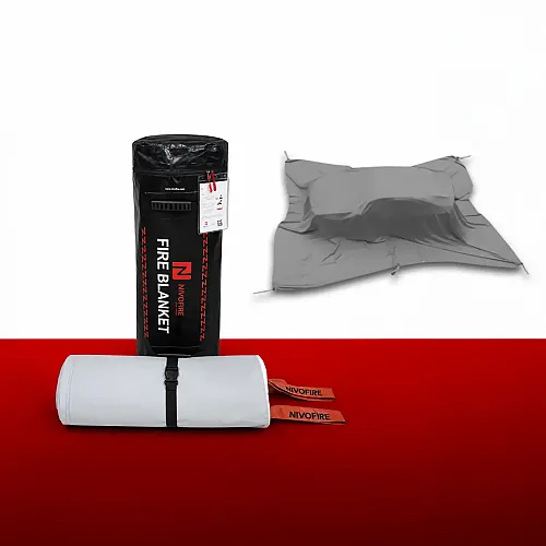 Nivofire OMEGA 6x8 m Elektrikli Araç Yangın Sınırlama Battaniyesi - 1