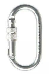 OKS-17 S Çelik Oval Tip Karabina - Arga Safety Yüksekte Çalışma