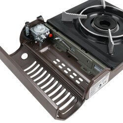 Orcamp CK-505 Tekli Portatif Ocak Gaz Stop Emniyetli - Gri - 4