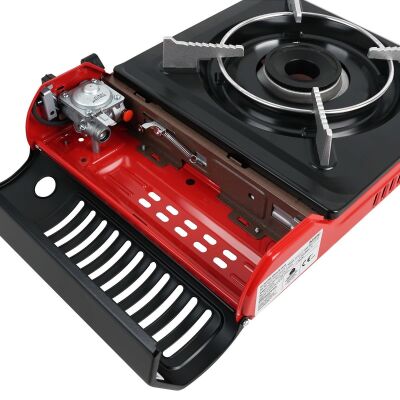 Orcamp CK-505 Tekli Portatif Ocak Gaz Stop Emniyetli - Kırmızı - 3