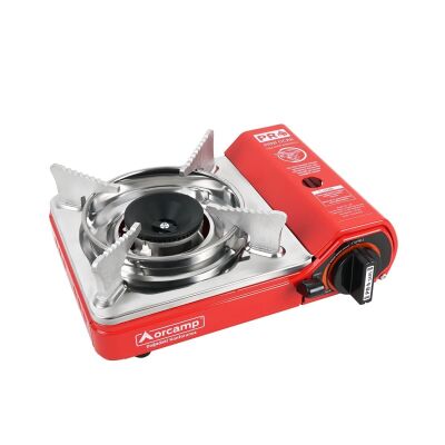 Orcamp CK-506 Mini Tekli Portatif Ocak Gaz Stop Emniyetli - Kırmızı - 1