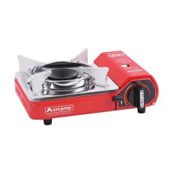 Orcamp CK-506 Mini Tekli Portatif Ocak Gaz Stop Emniyetli - Kırmızı - 3