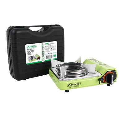Orcamp CK-506 Mini Tekli Portatif Ocak Gaz Stop Emniyetli - Yeşil - 2