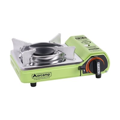 Orcamp CK-506 Mini Tekli Portatif Ocak Gaz Stop Emniyetli - Yeşil - 3