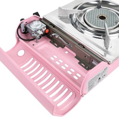 Orcamp CK-508 Pro Seramik Portatif Ocak Gaz Stop Emniyetli - Pembe - 2
