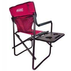Orcamp OUT-2250 Katlanabilir Lüks Sandalye Yan Sehpalı Kırmızı - 2