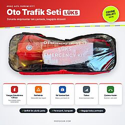 Oto Trafik Seti Lüks Çekme Halatlı (Yangın Söndürücü, Reflektör, İlk Yardım) - Propazar