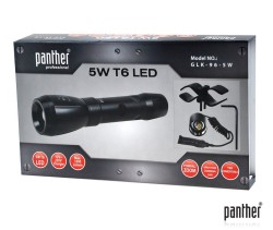 Panther GLK-96-5W T6 Led Şarjlı Fener - 4