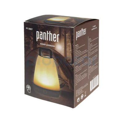 PANTHER PT-2807 PİLLE ÇALIŞAN KAMP LAMBASI - 4